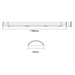 LED LINEAR LUMINAIRE 36W 6000K 3672LM 120CM VITO FIT-A - Линейни осветителни тела<<<Външно