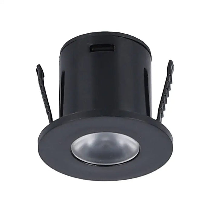 LED MOON 1W 4000K Ф30MM MINI BLACK VITO ZANZI P - Луни<<<Вътрешно осветление<<<Осветление<<<Praktiker&&&Луни<<<Вътрешно
