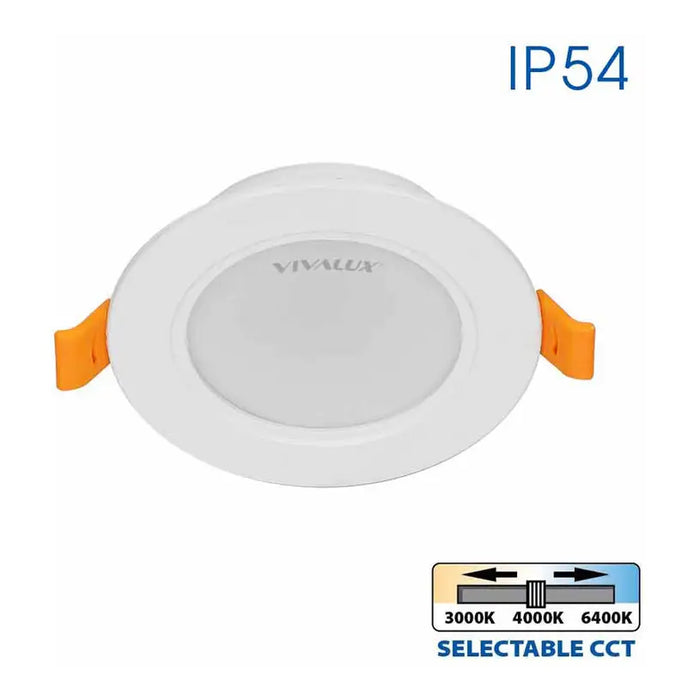 LED MOON 5W 3000K-4000K-6400K IP54 CIRCLE FOR BUILT-IN VIVALUX VERA - Луни<<<Вътрешно