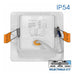 LED MOON 5W 3000K-4000K-6400K IP54 SQUARE FOR BUILT-IN VIVALUX KAPI - Луни<<<Вътрешно