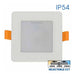 LED MOON 5W 3000K-4000K-6400K IP54 SQUARE FOR BUILT-IN VIVALUX KAPI - Луни<<<Вътрешно