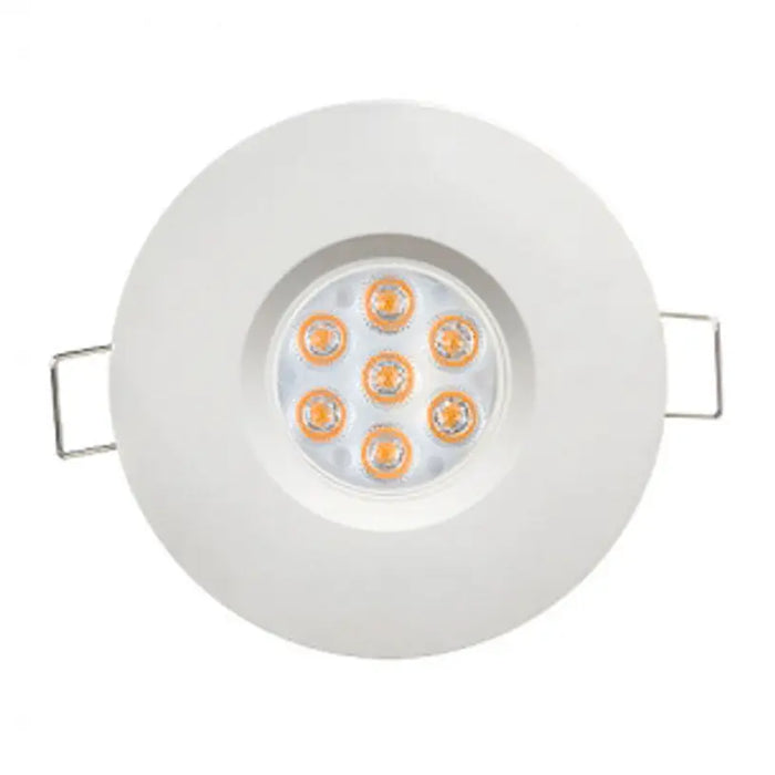 LED MOON CIRCLE 6.5W 600LM 2700K IP44 WHITE ULTRALUX - Луни<<<Вътрешно