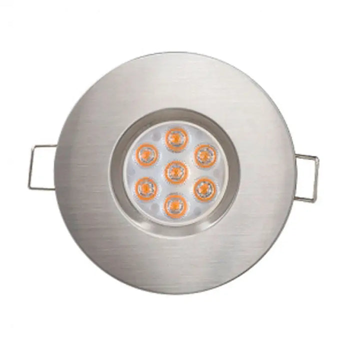 LED MOON CIRCLE 6.5W 600LM 4200K IP44 NICKEL ULTRALUX - Луни<<<Вътрешно