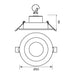 LED MOON FOR BUILT-IN 5W 3000-4000-6400K 350LM VIVALUX RAYA - Луни<<<Вътрешно