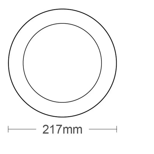 LED PANEL 18W 6000K 1980LM Ф217MM EXTERIOR VITO - Led панели<<<Вътрешно осветление<<<Осветление<<<Praktiker&&&Led