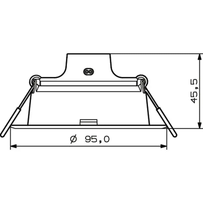 LED PANEL CIRCLE 5.5W 550LM 4000K 9.5CM PHILIPS - Led панели<<<Вътрешно осветление<<<Осветление<<<Praktiker&&&Led