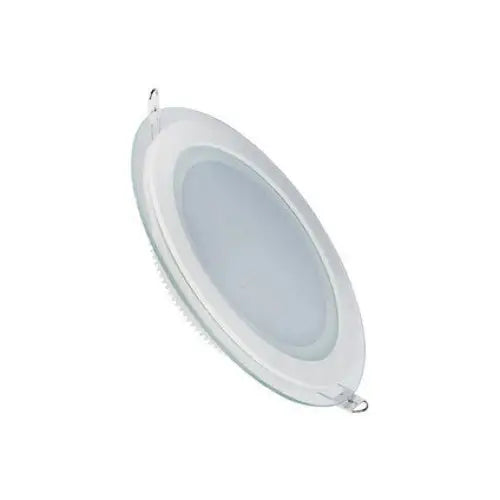 LED PANEL ROUND GLASS 12W SMD 3000K 12 CM VITO LENA - Led панели<<<Вътрешно осветление<<<Осветление<<<Praktiker&&&Led