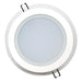 LED PANEL ROUND GLASS 15W SMD 4200K Ф200MM HOROZ CLARA - Led панели<<<Вътрешно