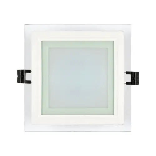 LED PANEL SQUARE GLASS 12W 4200K IP44 160MM ULTRALUX - Led панели<<<Вътрешно осветление<<<Осветление<<<Praktiker&&&Led