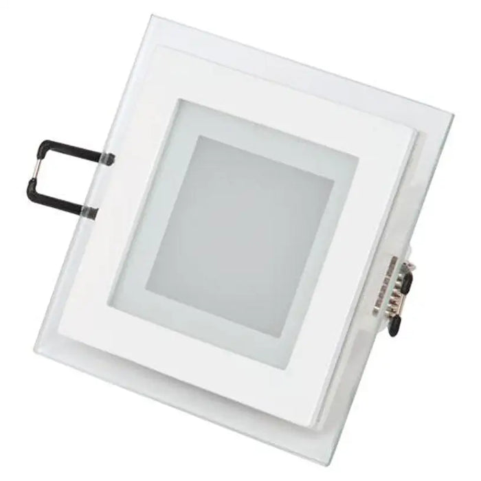 LED PANEL SQUARE GLASS 6W SMD 6400K 96X96MM HOROZ MARIA - Led панели<<<Вътрешно