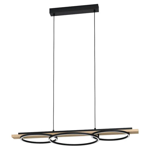 LED PENDANT 2X12W 3000K BLACK EGLO BOYAL - Пендели<<<Вътрешно осветление<<<Осветление<<<Praktiker&&&Пендели<<<Вътрешно