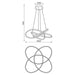 LED PENDANT 60W 3000-4000-6000K 2658LM BLACK VIVALUX MAREA - Пендели<<<Вътрешно