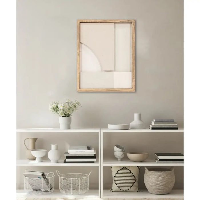 LED Picture Home ESPRIT polystyrene MDF Wood 40 x 3,8 x 50 cm - Декорация и Осветление<<<Дом Градина<<<BigBuy&&&Картини