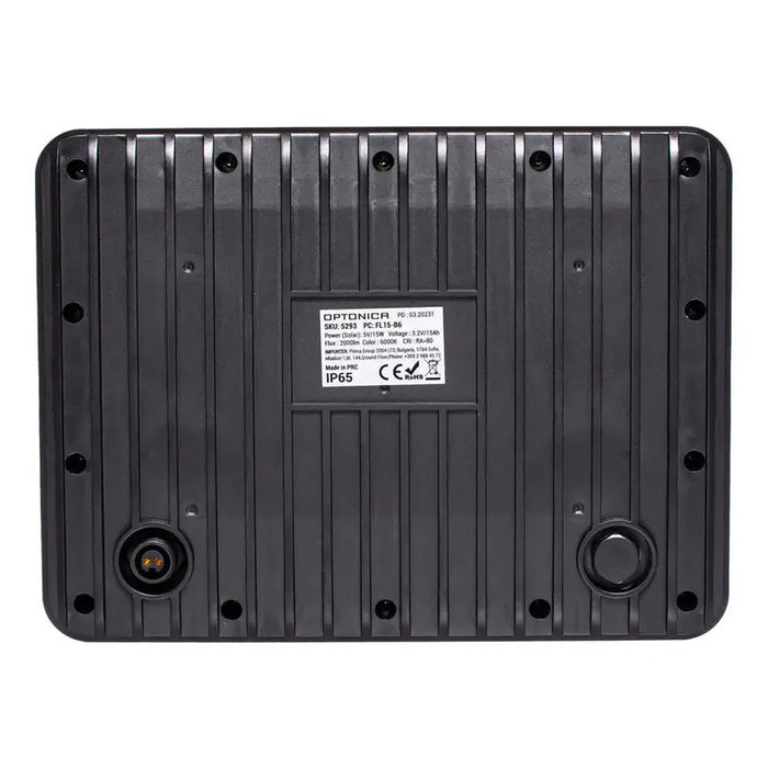 LED SOLAR FLOODLIGHT 15W 6000K 2000LM IP65 OPTONICA FLOODLIGHT - Соларни прожектори<<<Външно