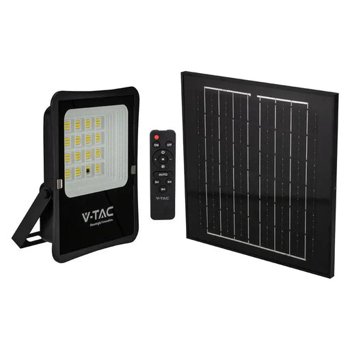 LED SOLAR FLOODLIGHT 16W 4000K 1600LM V-TAC - Соларни прожектори<<<Външно осветление<<<Осветление<<<Praktiker