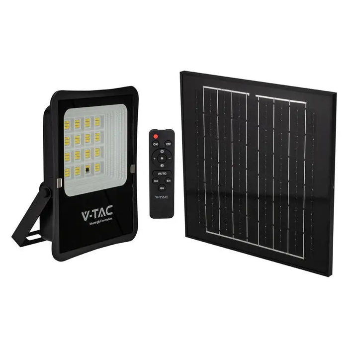 LED SOLAR FLOODLIGHT 16W 4000K 1600LM V-TAC - Соларни прожектори<<<Външно осветление<<<Осветление<<<Praktiker