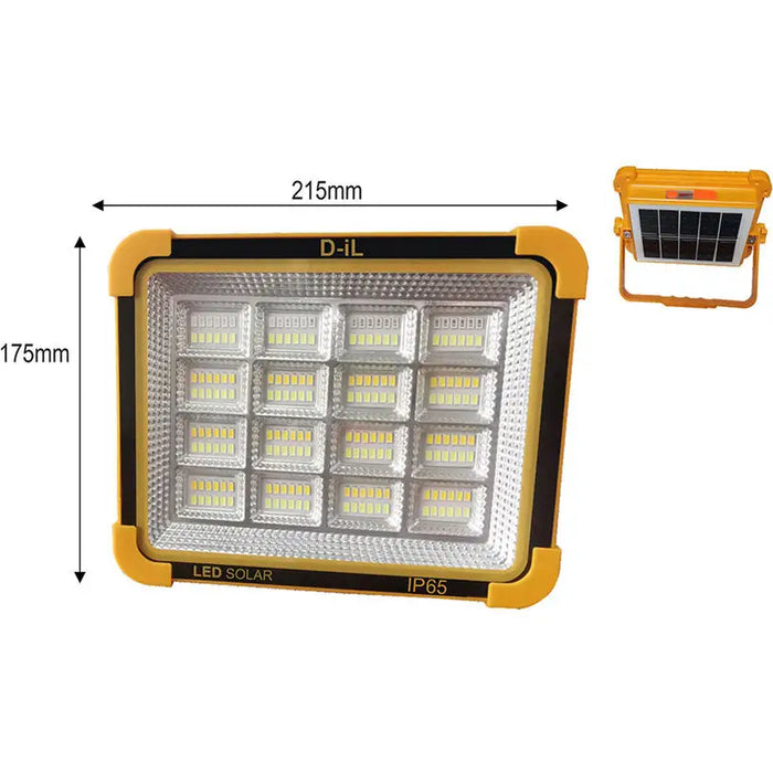 LED SOLAR FLOODLIGHT 3W 3000-6000K 300LM IP65 D-IL - Соларни прожектори<<<Външно осветление<<<Осветление<<<Praktiker
