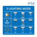 LED SOLAR FLUID 4000K 500LM WITH SENSOR VIVALUX SOLEI SOLAR LED - Соларни лампи<<<Външно