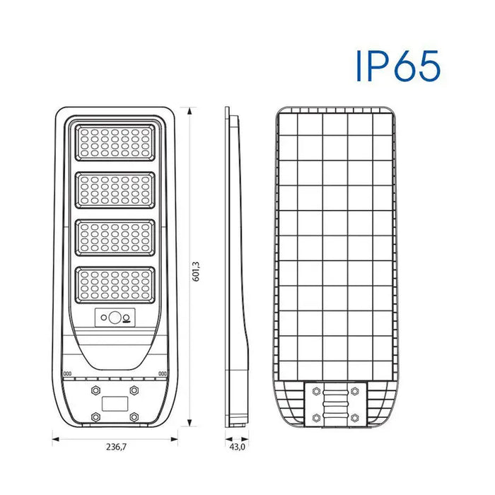LED SOLAR STREET LAMP 150W 6400K IP65 VIVALUX REX - Улично осветление<<<Външно осветление<<<Осветление<<<Praktiker
