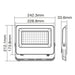 LED SPOTLIGHT 100W 4000K IP65 VITO SAVA - Прожектори<<<Външно осветление<<<Осветление<<<Praktiker