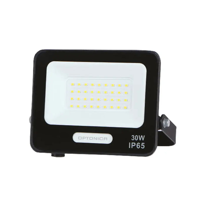 LED SPOTLIGHT 30W 6000K IP65 BLACK WITH CABLE 15CM OPTONICA - Прожектори<<<Външно осветление<<<Осветление<<<Praktiker
