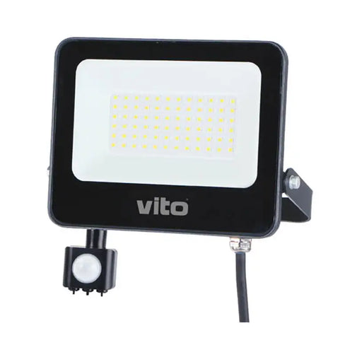 LED SPOTLIGHT 50W 6000K IP65 WITH SENSOR VITO SAVA - Прожектори<<<Външно осветление<<<Осветление<<<Praktiker