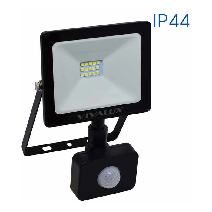 LED SPOTLIGHT WITH SENSOR 10W 6400K 800LM IP44 VIVALUX NYX - Прожектори<<<Външно осветление<<<Осветление<<<Praktiker