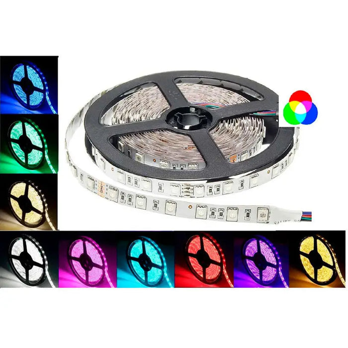 LED STRIP/12V/5050/7.2W 30/IP20/5M/RGB VITO Strip-A - LED ленти и аксесоари<<<Вътрешно осветление<<<Мебели и