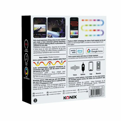 LED strips KONIX SMART 3 m Multicolour - Декорация и Осветление<<<Дом Градина<<<BigBuy&&&LED Осветление<<<Декорация и