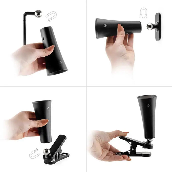 LED TABLE LAMP 3W 4000K MAGNETIC BLACK OMNIA FLEXY - Настолни лампи<<<Вътрешно осветление<<<Мебели и