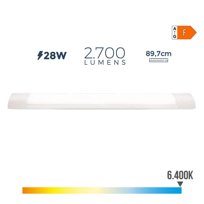 LED Tube EDM 31684 A F 28 W 2700 lm (6500 K) (6400 K) - Декорация и Осветление<<<Дом Градина<<<BigBuy&&&LED