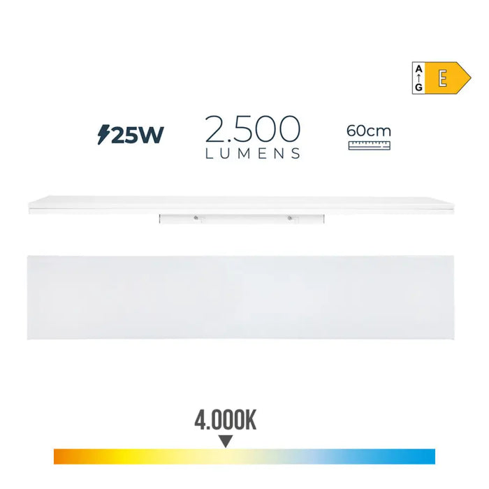LED Tube EDM 31753 A E 25 W 2500 lm (4000 K) - Декорация и Осветление<<<Дом Градина<<<BigBuy&&&LED