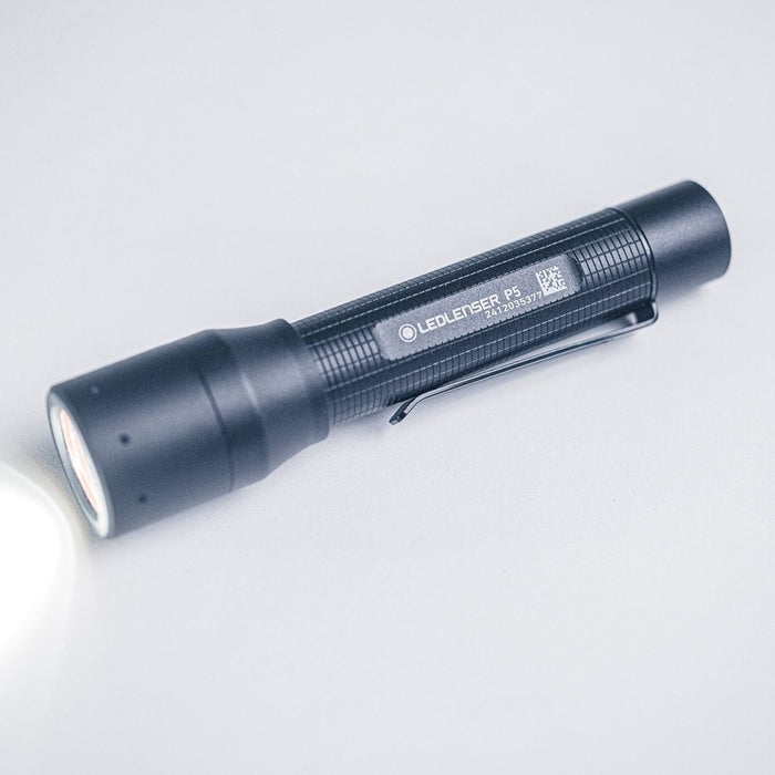 Ledlenser P5 Black Torch with clip LED