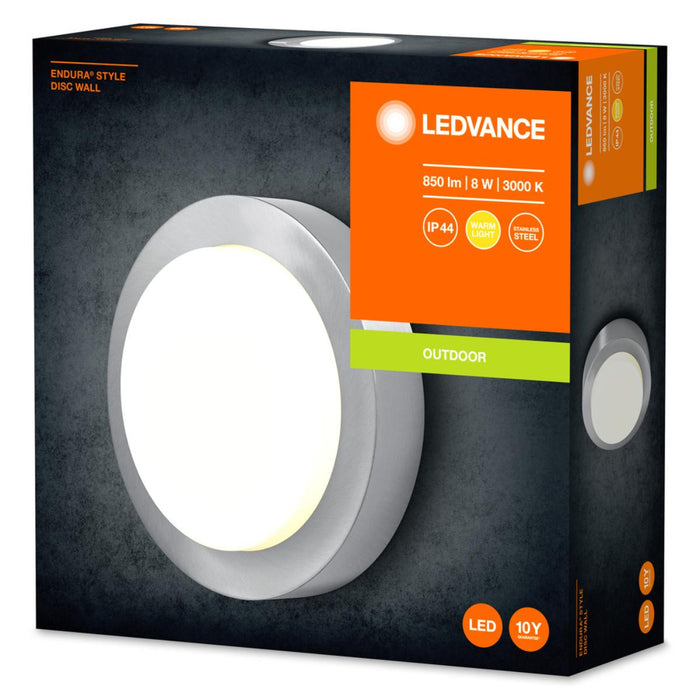 LED OUTDOOR WALL LIGHT DISC 8W 3000K