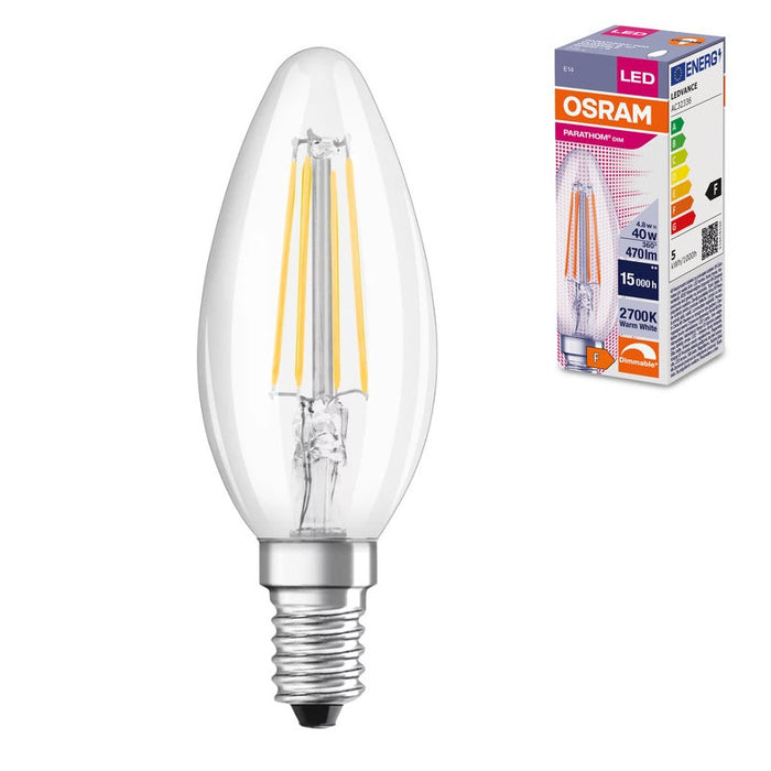 LED LAMP PARATHOM DIM CLB FIL40 4.5W/827 E14 LEDVANCE