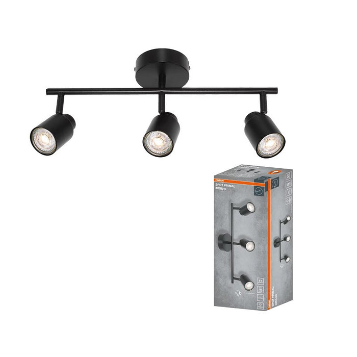 LED SPOT 3XGU10 BLACK OSRAM PRIMAL