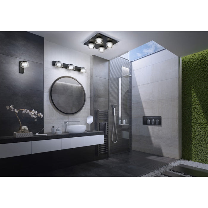 LED LAMP ORBIS FLAME 5.5W CLICK CCT IP44 BLACK LEDVANCE