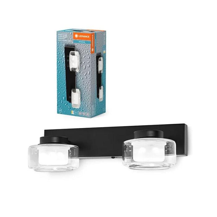 LED LAMP ORBIS FLAME 2X5.5W CLICK CCT IP44 BLACK LEDVANCE