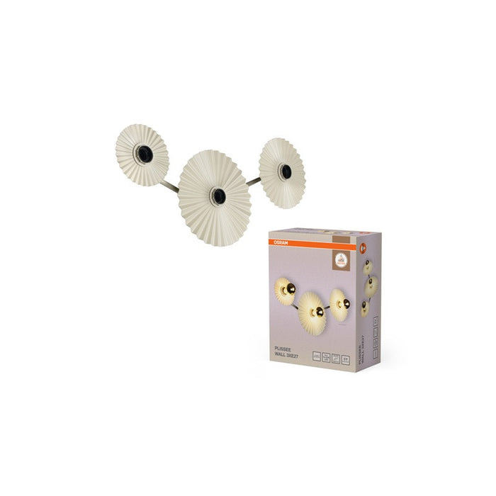DECORATIVE LED LAMP WITH THREE SOCKETS FOR WALL DECOR PLISSEE WALL 3XE27 BG LEDVANCE