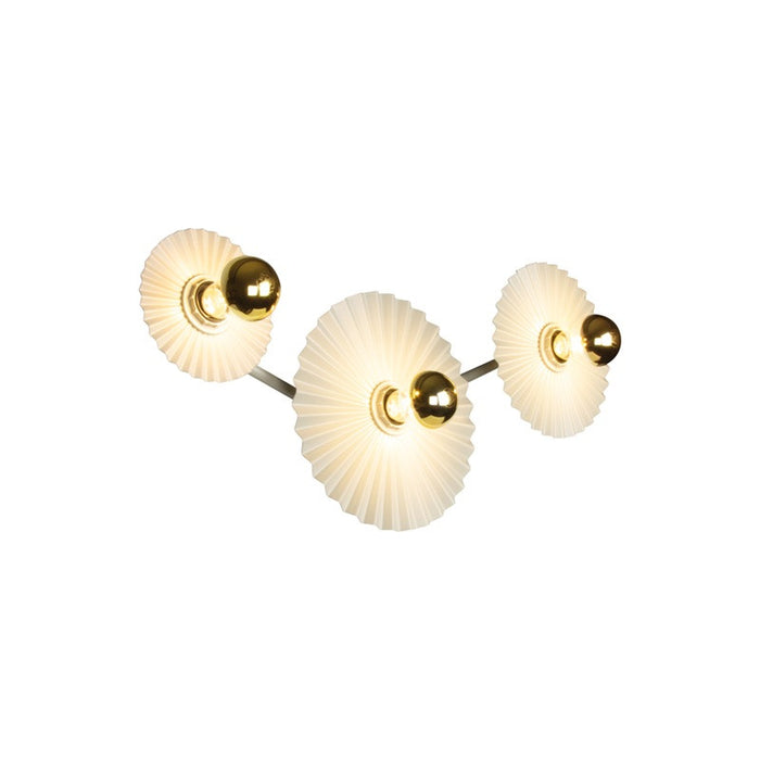 DECORATIVE LED LAMP WITH THREE SOCKETS FOR WALL DECOR PLISSEE WALL 3XE27 BG LEDVANCE
