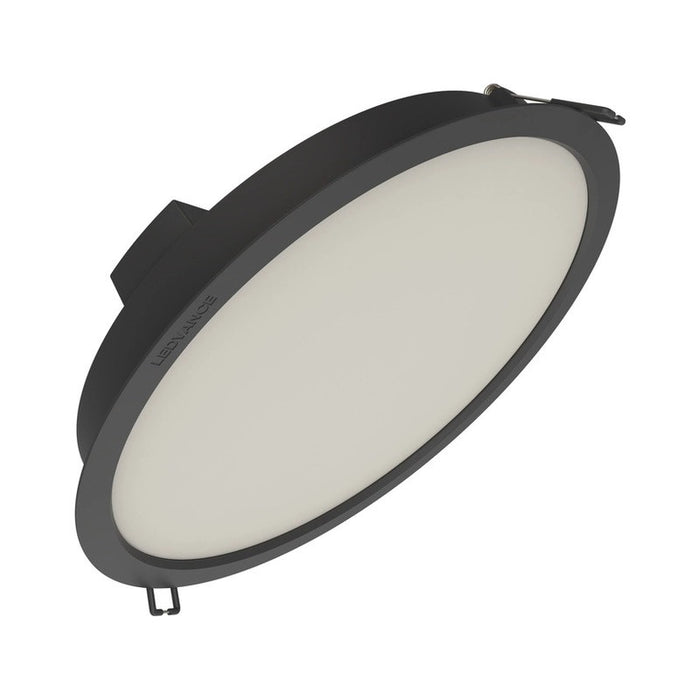 LED RECESSED LUMINAIRE DL IP44 DN 215 24W 830 2640LM BLACK LEDVANCE