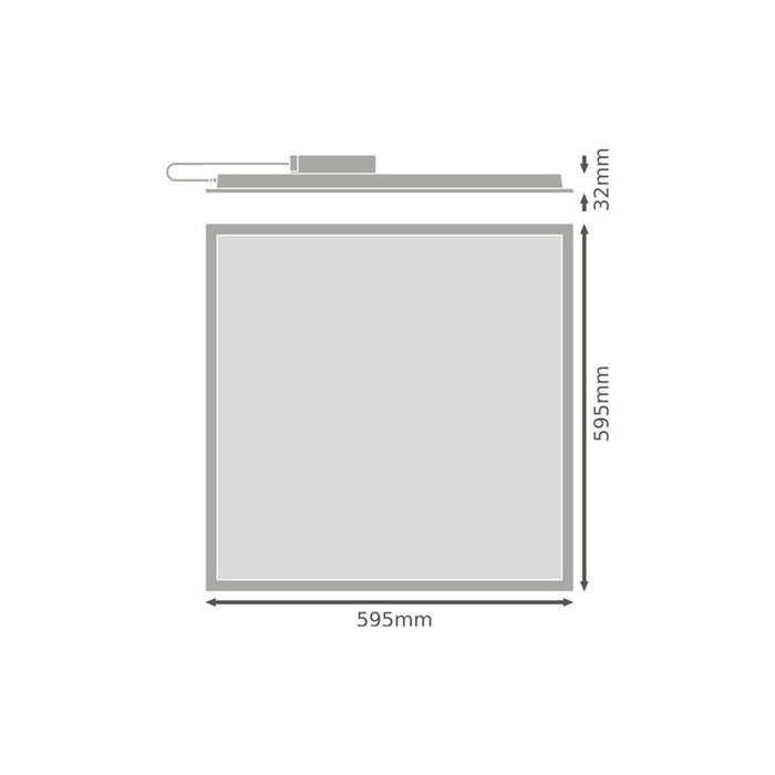 LED LUMINAIRE PL ECO 600 UGR 19 E 36W 865 U19 LEDVANCE