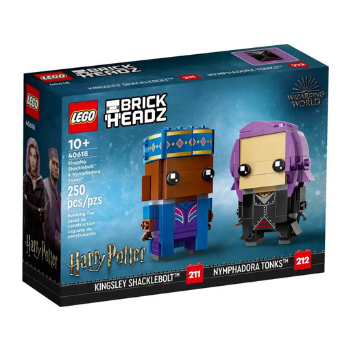 LEGO BRICKHEADZ HARRY POTTER 40618 KINGSLEY SHACKLEBOLT AND NIMFADORA TONKS - LEGOKLO-LEG<<<Construction