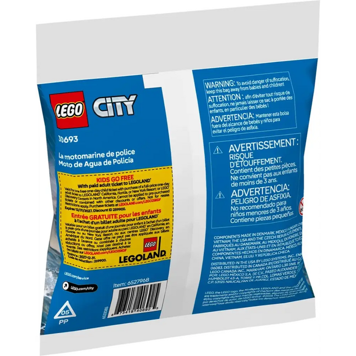 LEGO CITY 30693 Police Water Scooter - LEGOKLO-LEG<<<Construction setKLO<<<ActionPL