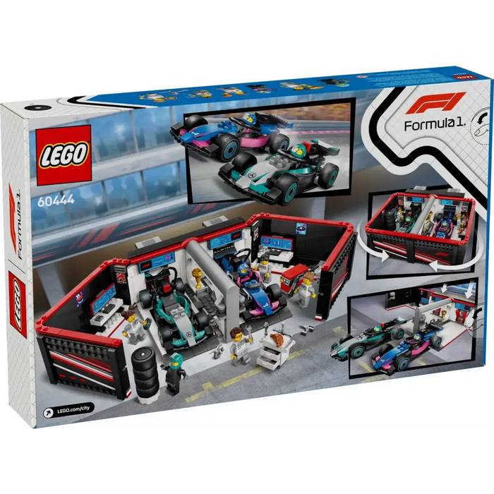 LEGO CITY 60444 F1 Garage & Mercedes-AMG & Alpine Cars - LEGOKLO-LEG<<<Construction setKLO<<<ActionPL