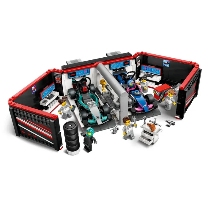 LEGO CITY 60444 F1 Garage & Mercedes-AMG & Alpine Cars - LEGOKLO-LEG<<<Construction setKLO<<<ActionPL