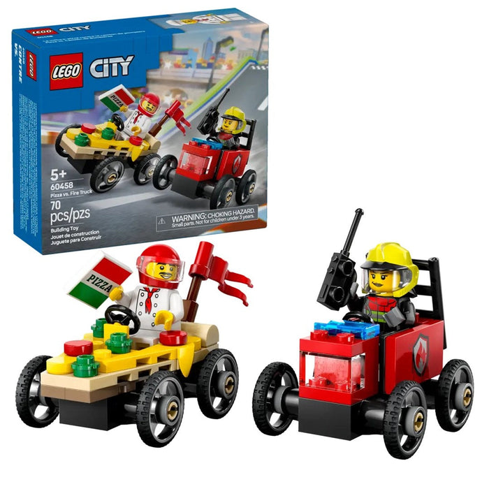 LEGO CITY 60458 Pizza vs. Fire Truck - LEGOKLO-LEG<<<Construction setKLO<<<ActionPL