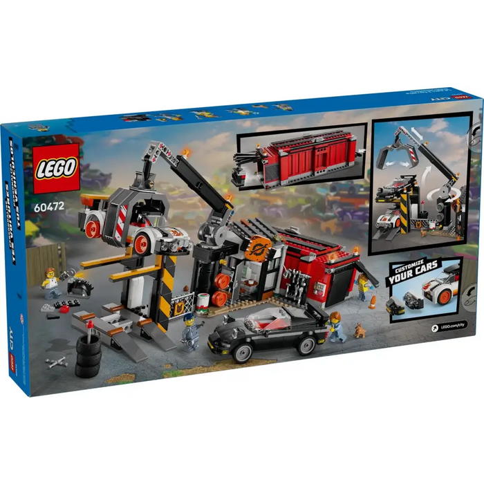 LEGO CITY 60472 Scrapyard with Cars - LEGOKLO-LEG<<<Construction setKLO<<<ActionPL
