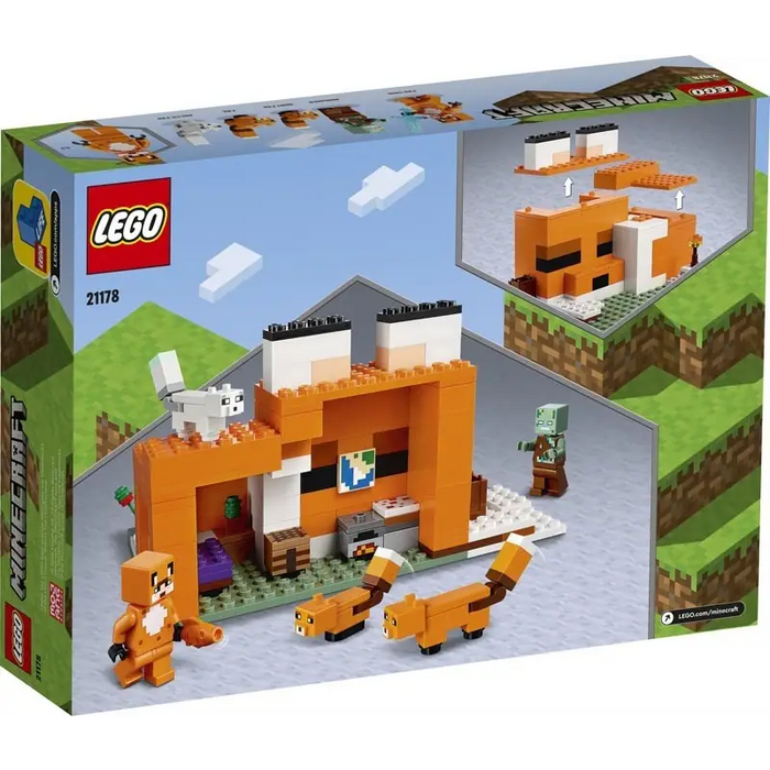 LEGO Minecraft 21178 Foxes’ Habitat - LEGOKLO-LEG<<<Construction setKLO<<<ActionPL