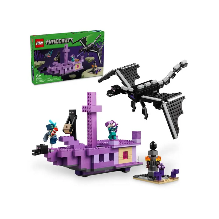 LEGO MINECRAFT 21264 The Ender Dragon and End Ship - LEGOKLO-LEG<<<Construction